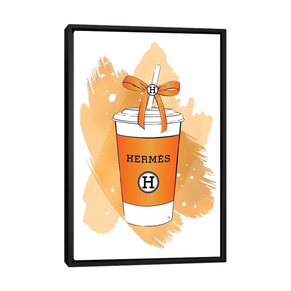 iCanvas "Hermes Soft Drink" by Martina Pavlova Framed Canvas Print