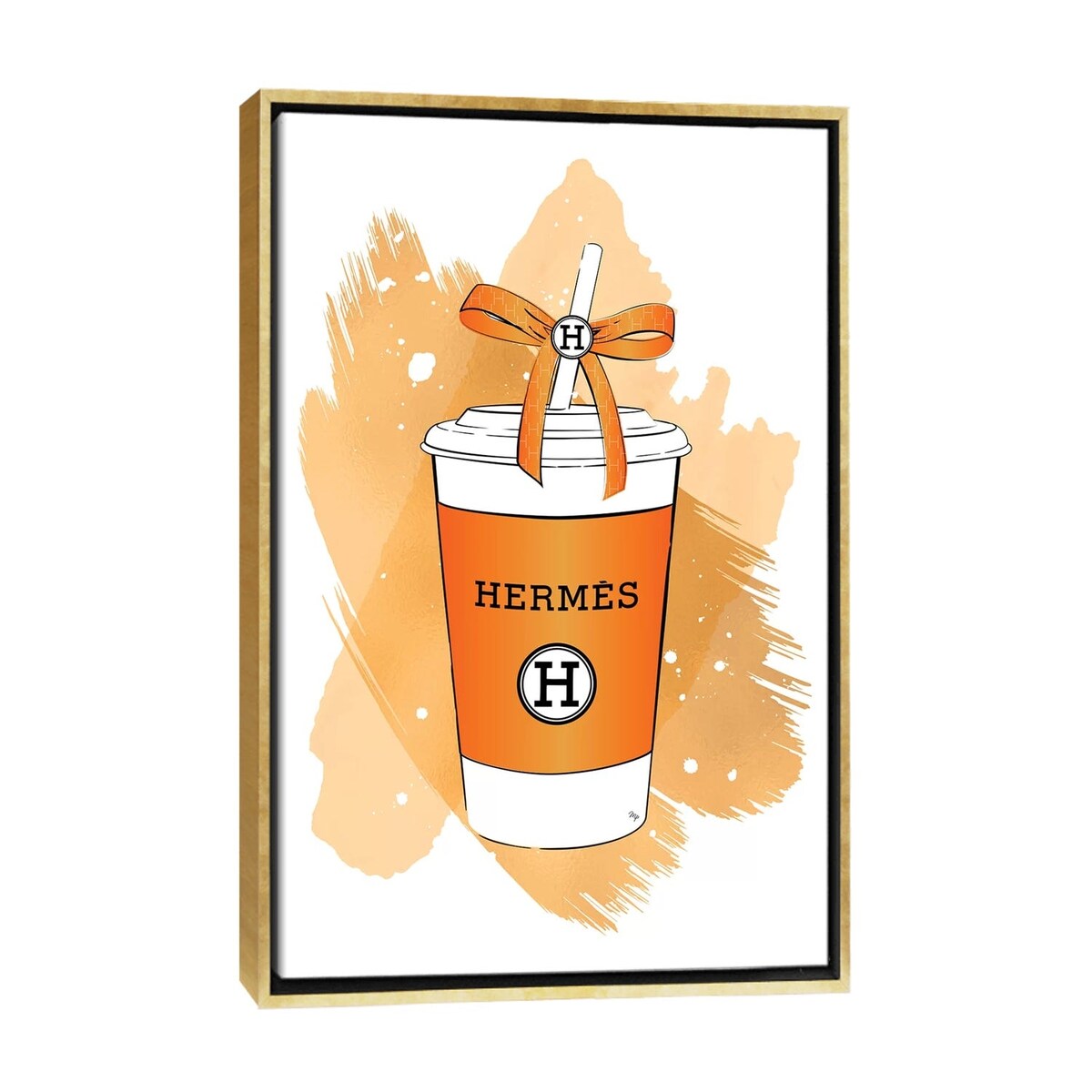 iCanvas "Hermes Soft Drink" by Martina Pavlova Framed Canvas Print
