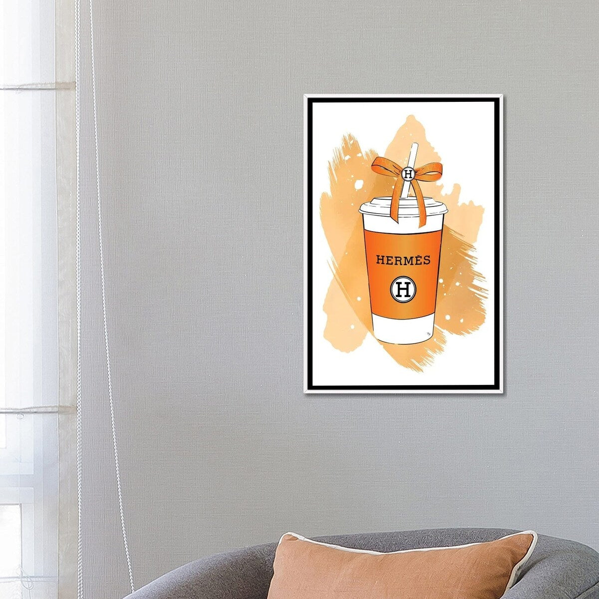 iCanvas "Hermes Soft Drink" by Martina Pavlova Framed Canvas Print