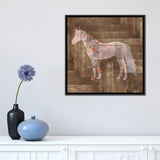 iCanvas "Horse II" by Front Porch Pickins Framed Canvas Print