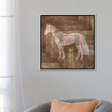 iCanvas "Horse II" by Front Porch Pickins Framed Canvas Print
