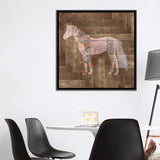 iCanvas "Horse II" by Front Porch Pickins Framed Canvas Print