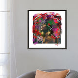 iCanvas "I Got Soul" by Arm Of Casso Framed