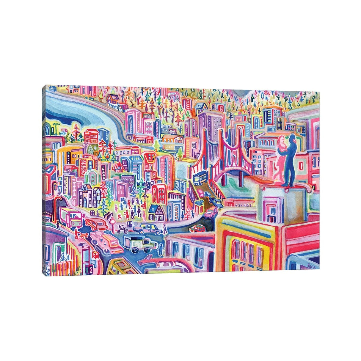 iCanvas "I Love You More Than Everything" by Josh Byer Canvas Print