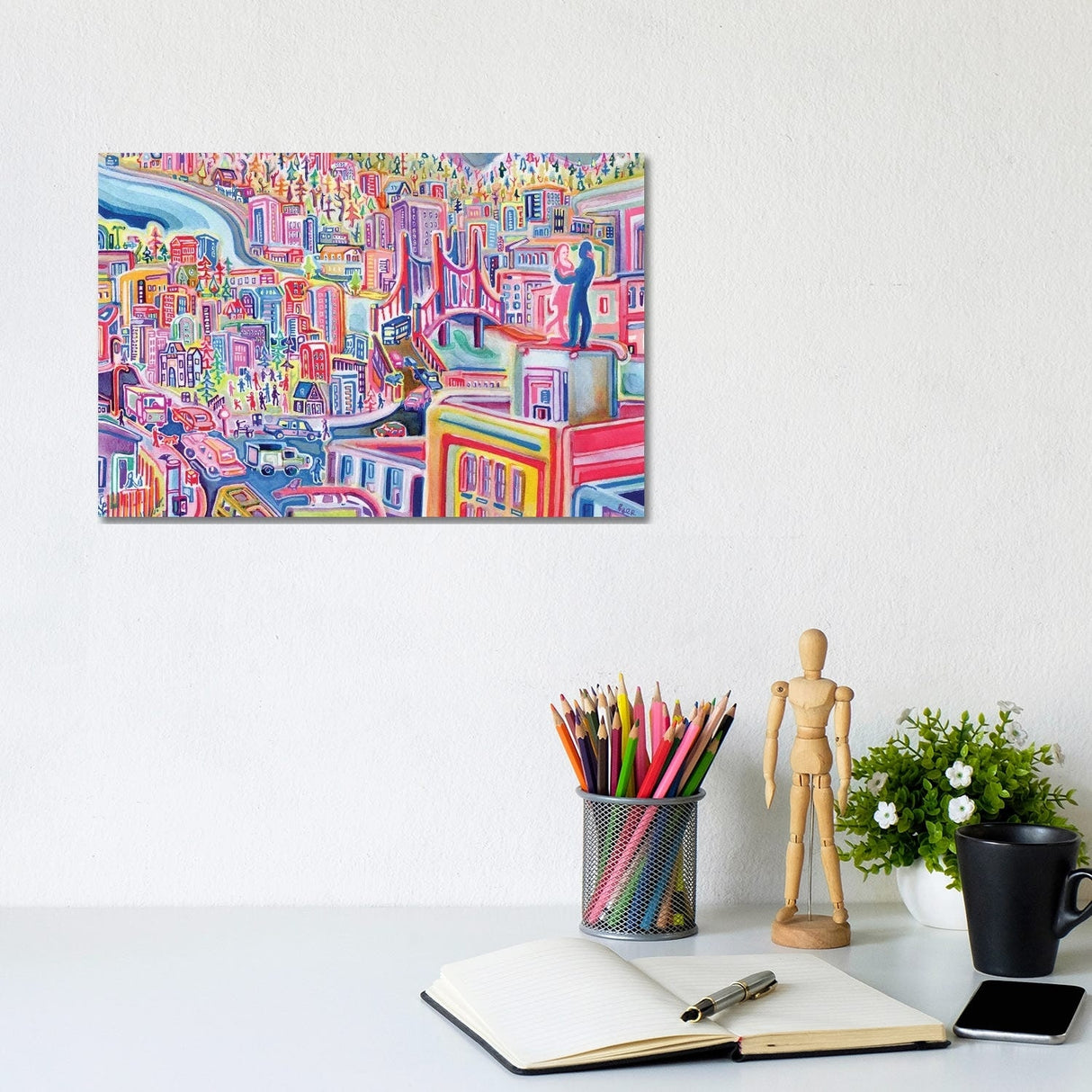 iCanvas "I Love You More Than Everything" by Josh Byer Canvas Print