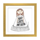 iCanvas "I'm Not Shy Girl" by Kahri