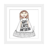 iCanvas "I'm Not Shy Girl" by Kahri
