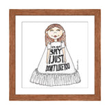 iCanvas "I'm Not Shy Girl" by Kahri