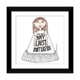 iCanvas "I'm Not Shy Girl" by Kahri