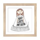 iCanvas "I'm Not Shy Girl" by Kahri