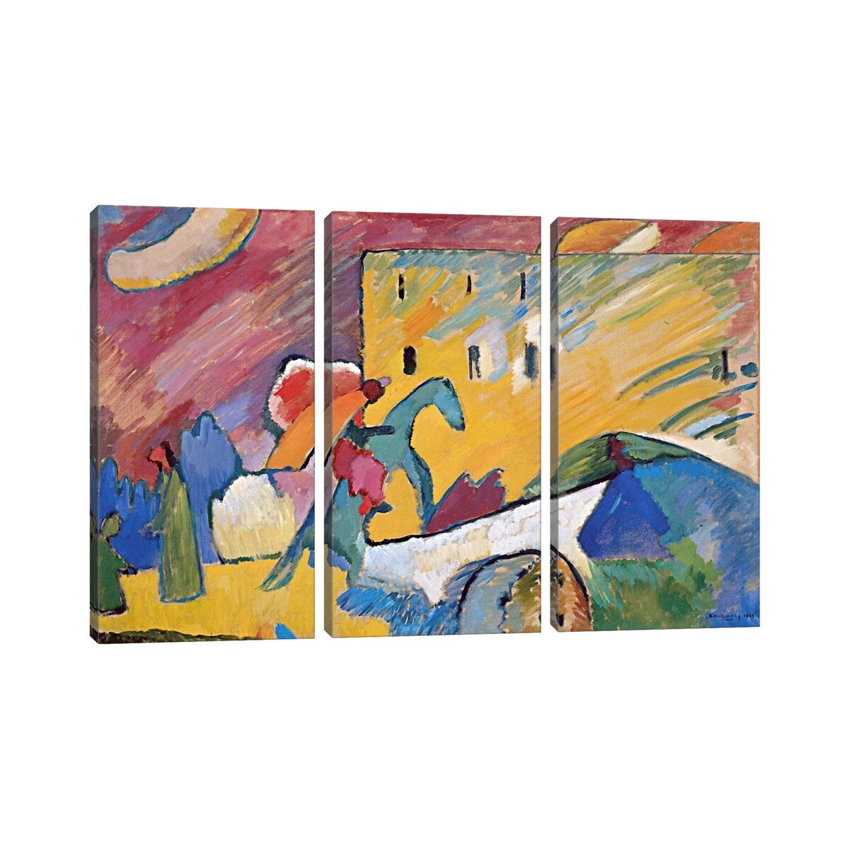 iCanvas "Improvisation 3" by Wassily Kandinsky 3-Piece Canvas Wall Art Set