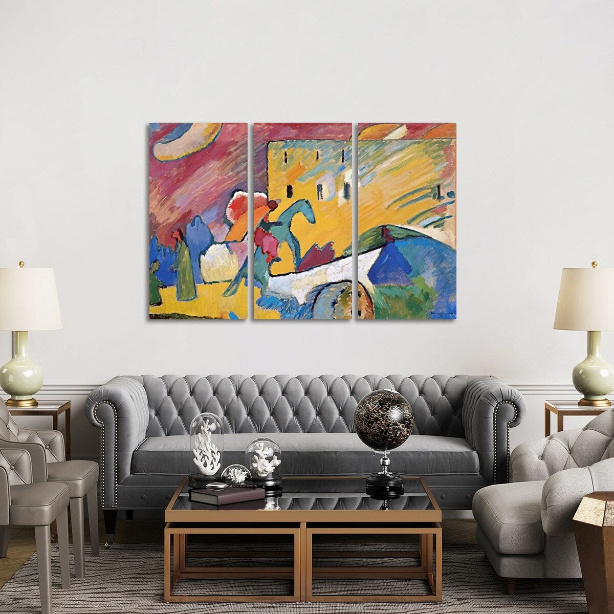 iCanvas "Improvisation 3" by Wassily Kandinsky 3-Piece Canvas Wall Art Set