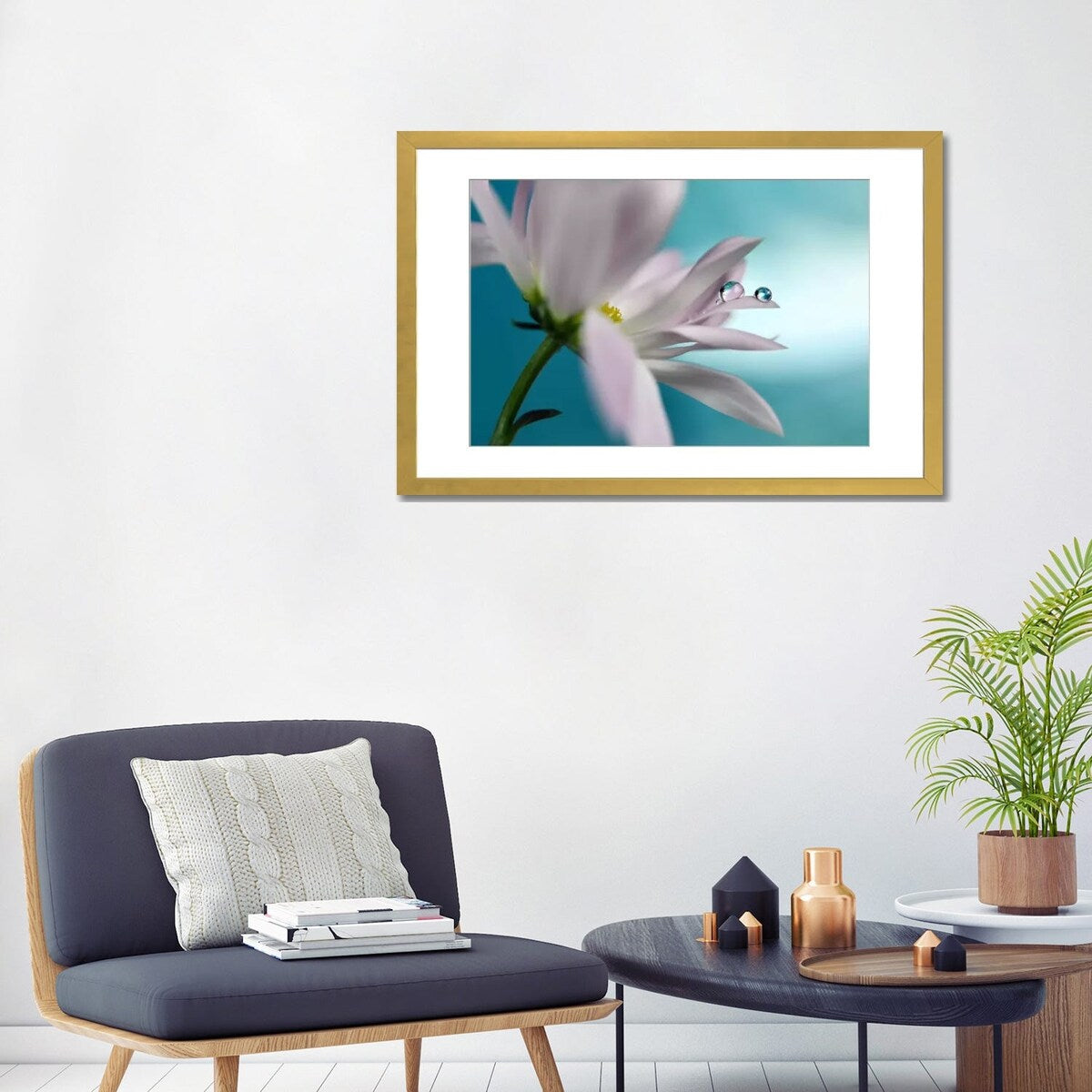 iCanvas "In Turquoise Company" by Heidi Westum
