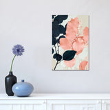 iCanvas "Indigo & Blush Leaves II" by Jennifer Goldberger Canvas Print