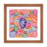 iCanvas "It's OK To" by Kristen Ley
