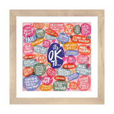 iCanvas "It's OK To" by Kristen Ley