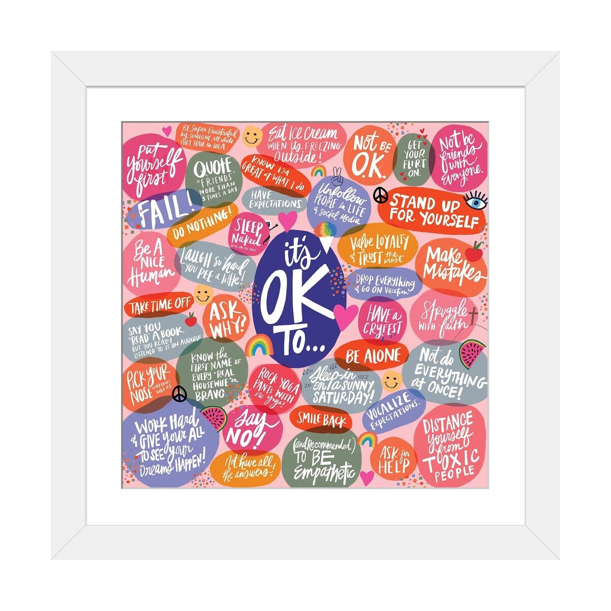 iCanvas "It's OK To" by Kristen Ley