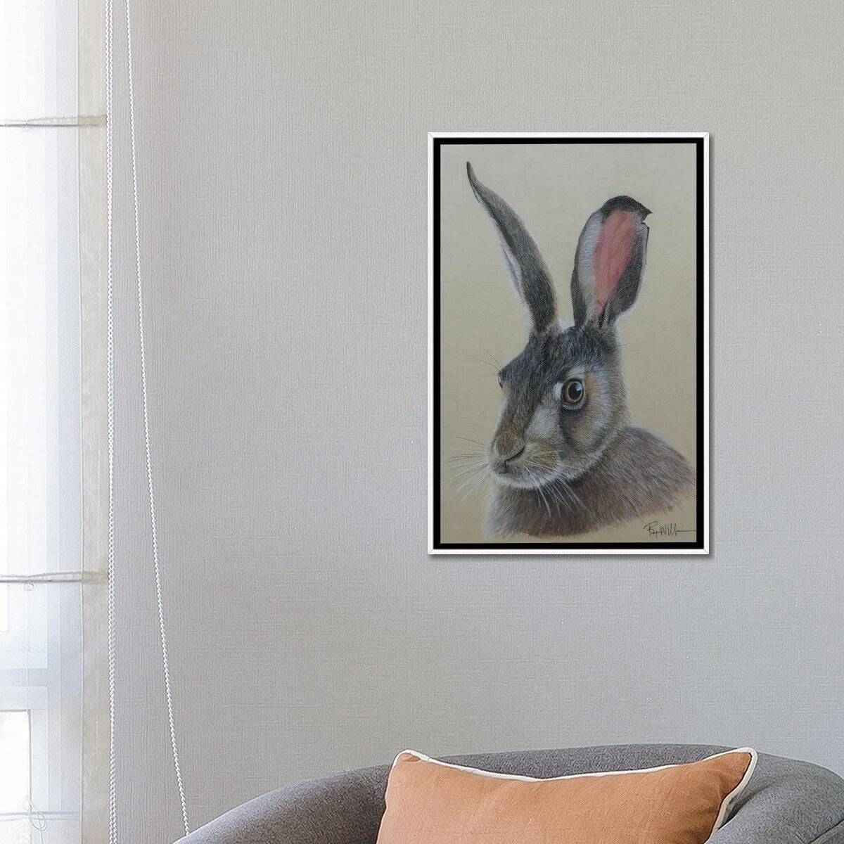 iCanvas "Jack The Ra3bit." by Reian Williams Framed Canvas Print