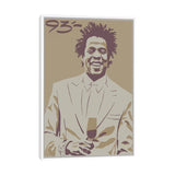 iCanvas "Jay Z" by 9THREE Framed Canvas Print