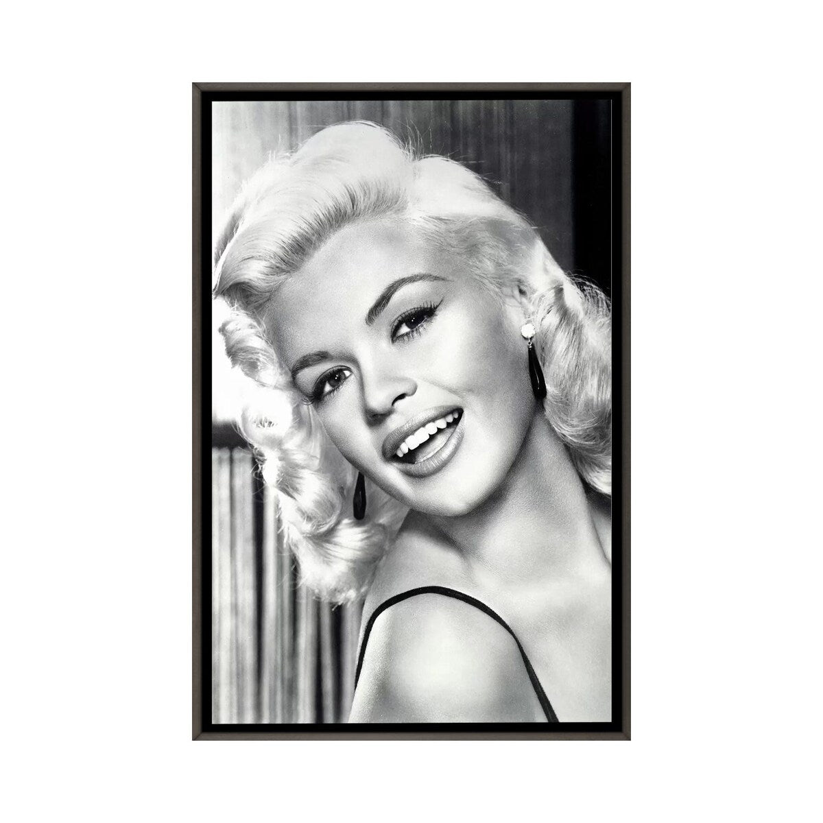 iCanvas "Jayne Mansfield's Gorgeous Smile" by Radio Days Framed