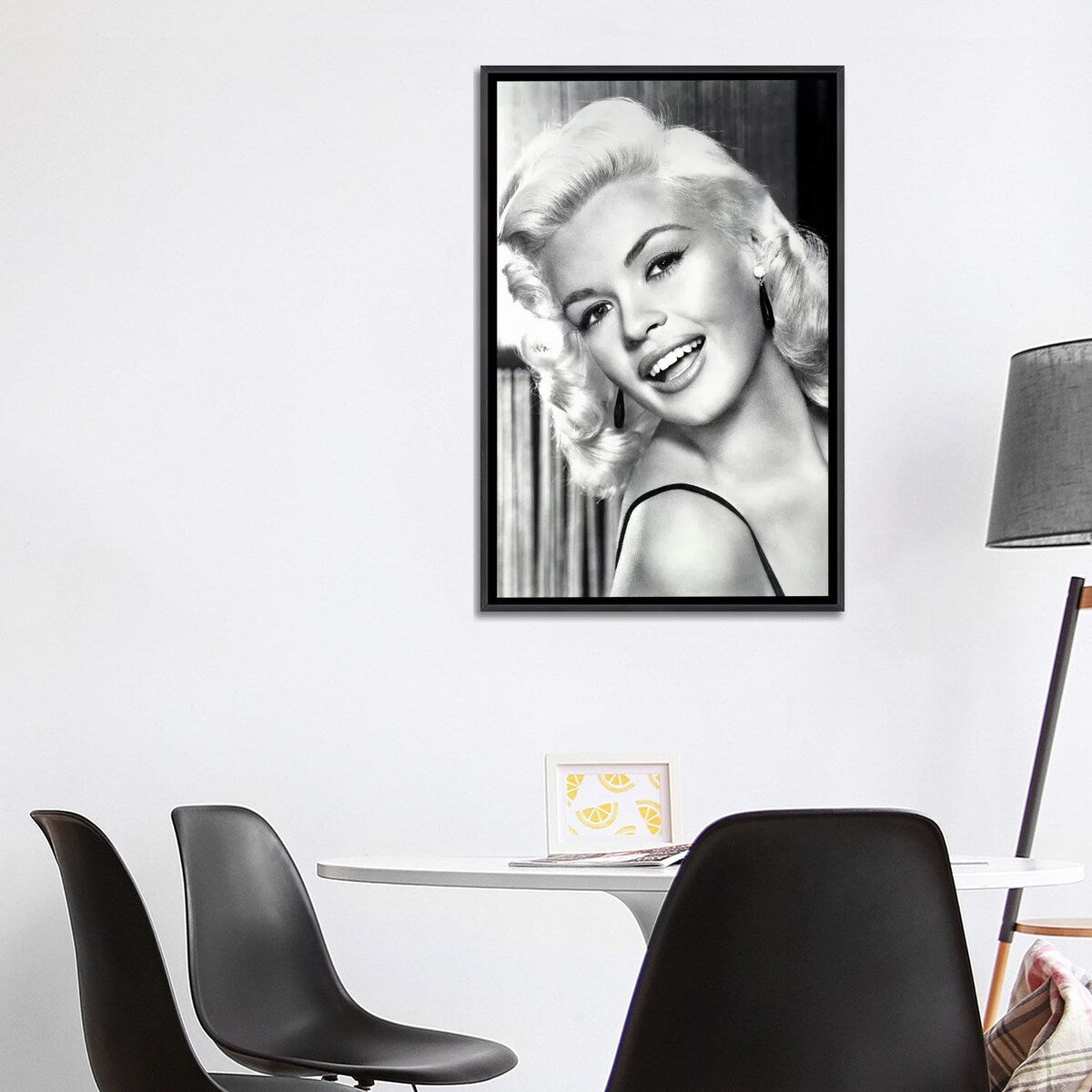 iCanvas "Jayne Mansfield's Gorgeous Smile" by Radio Days Framed