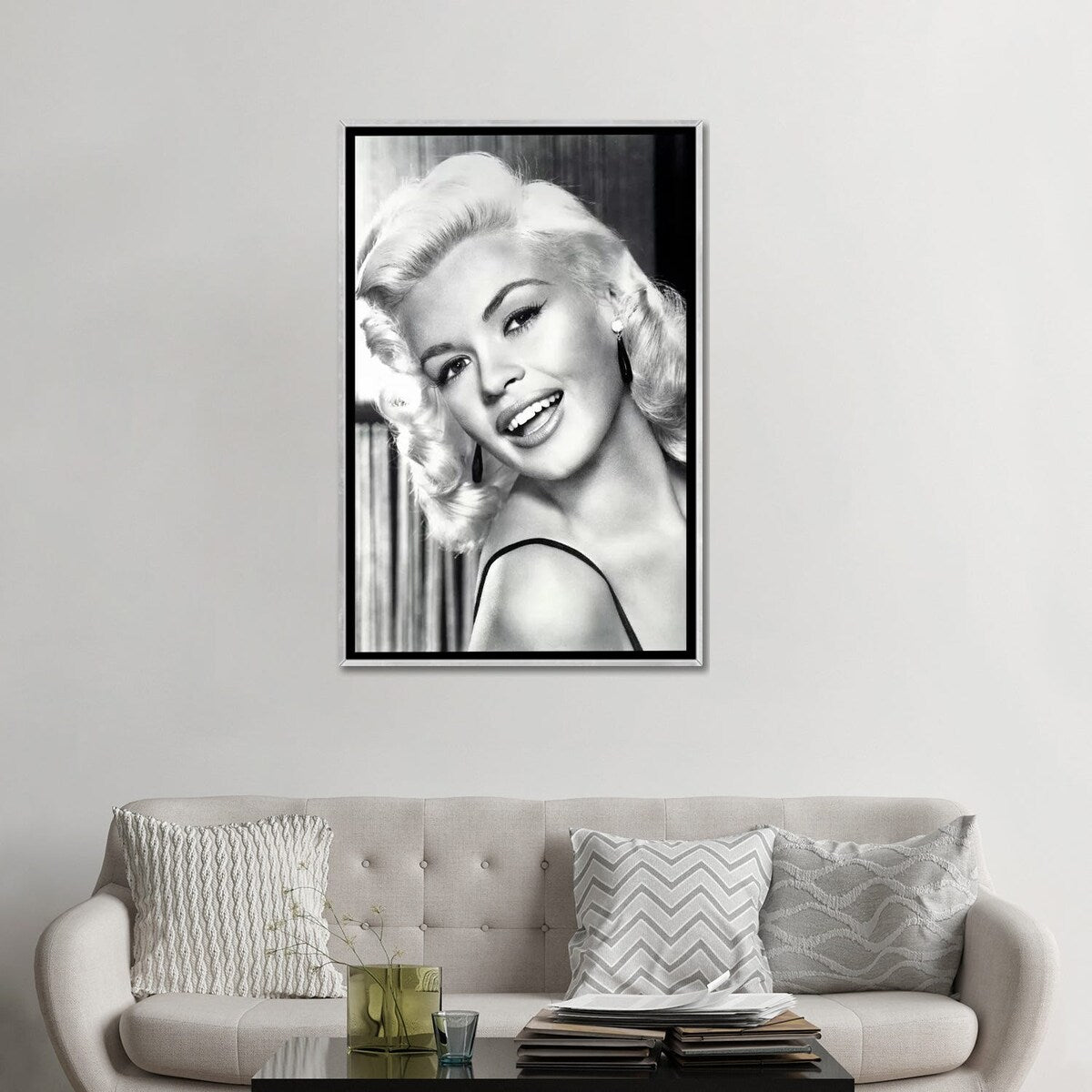 iCanvas "Jayne Mansfield's Gorgeous Smile" by Radio Days Framed