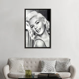 iCanvas "Jayne Mansfield's Gorgeous Smile" by Radio Days Framed