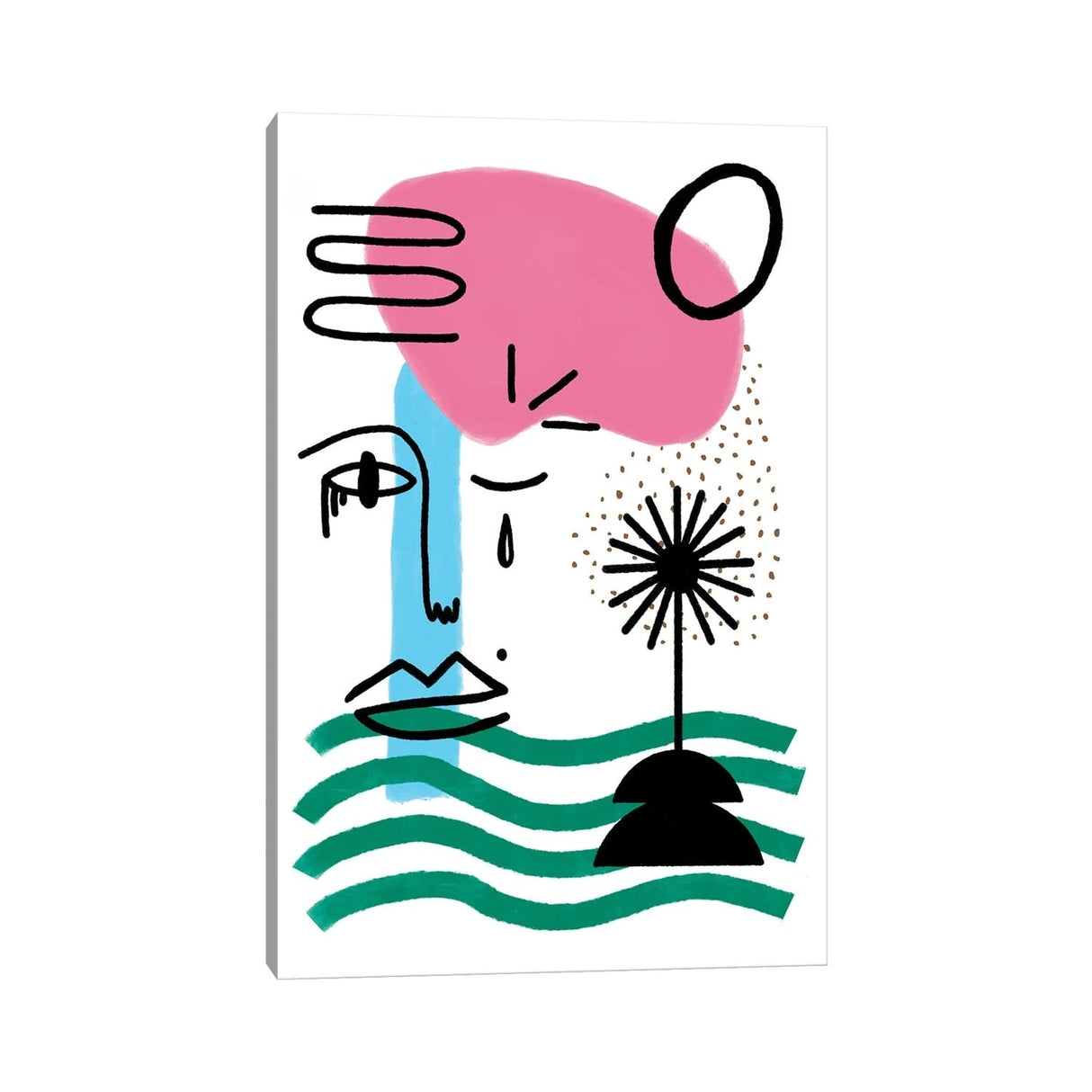 iCanvas "Jean" by Atelier Flamingo Canvas Print