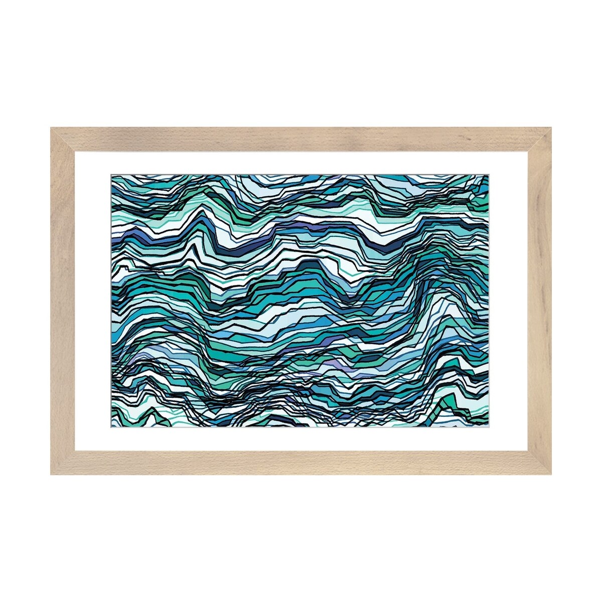 iCanvas "Kaleidoscope Mountains V" by Julia Di Sano