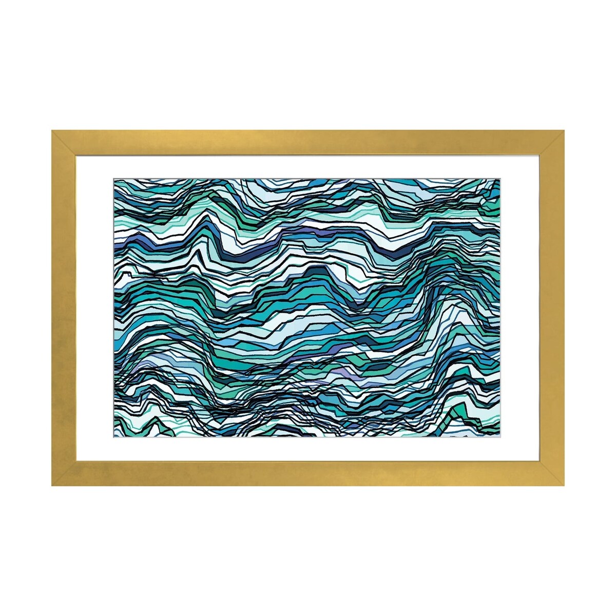 iCanvas "Kaleidoscope Mountains V" by Julia Di Sano