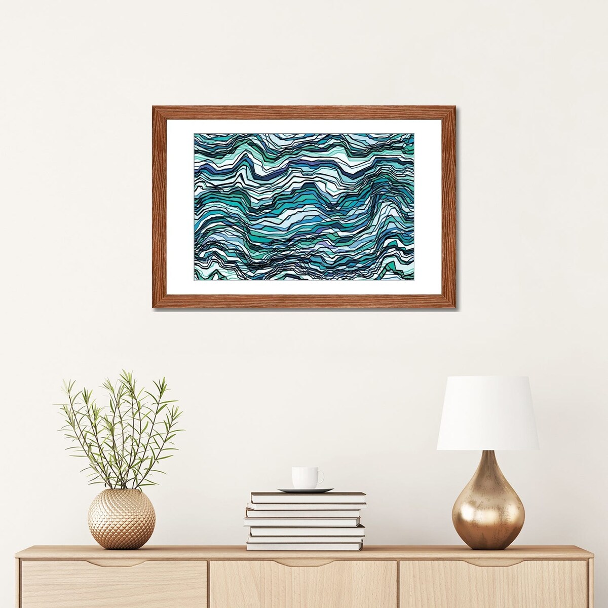 iCanvas "Kaleidoscope Mountains V" by Julia Di Sano