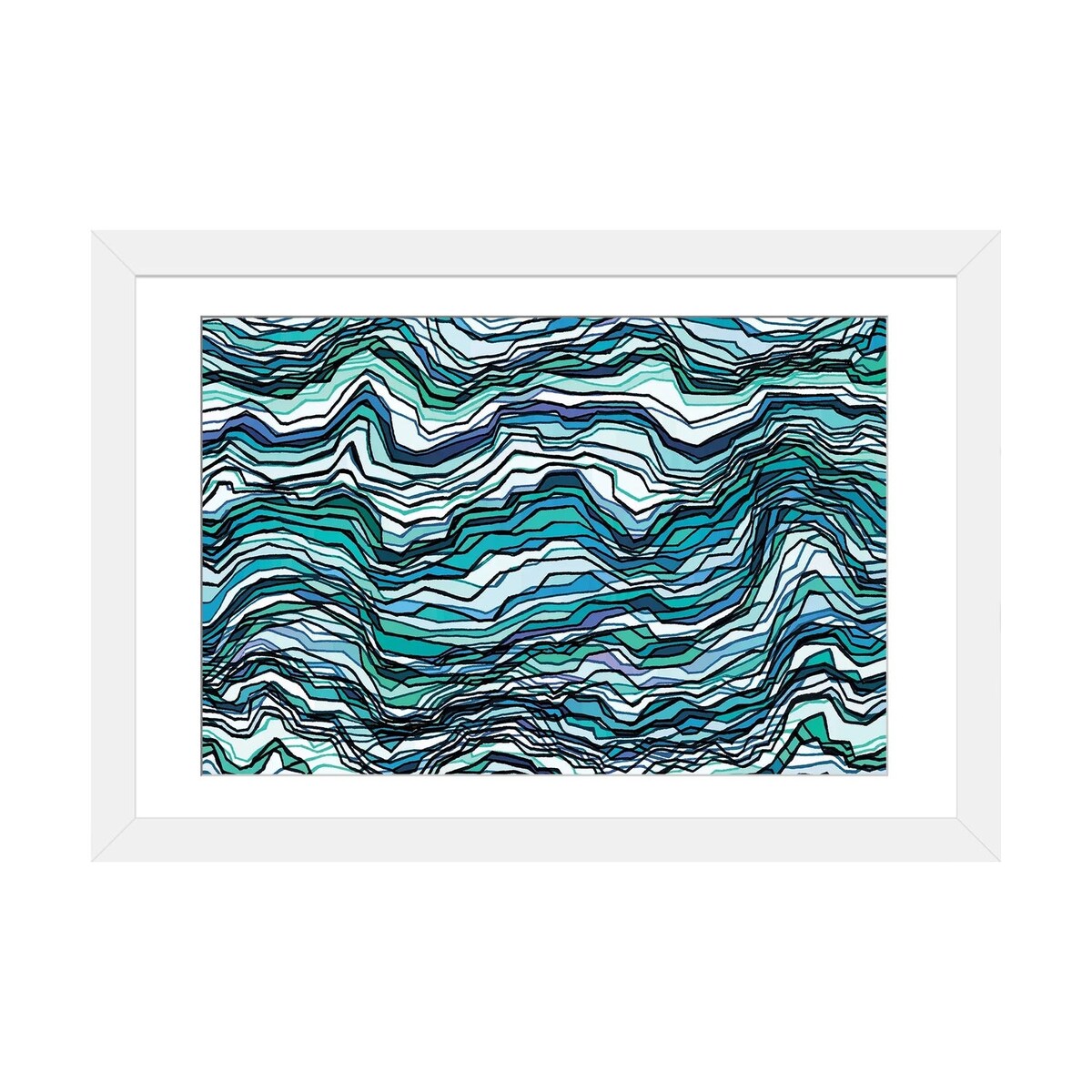iCanvas "Kaleidoscope Mountains V" by Julia Di Sano