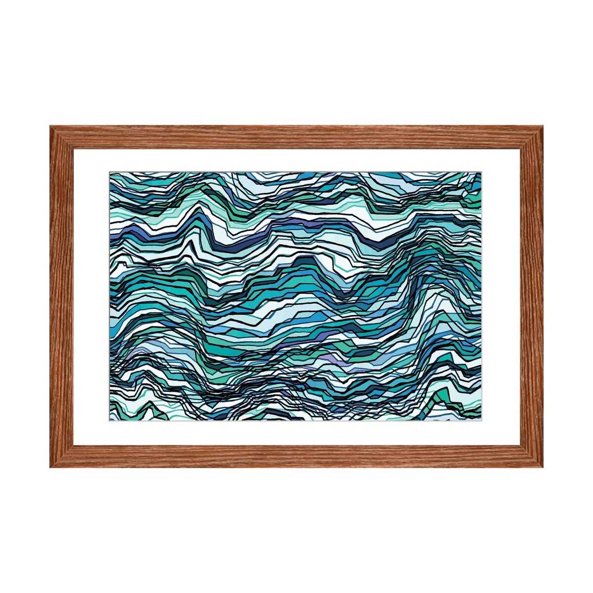 iCanvas "Kaleidoscope Mountains V" by Julia Di Sano