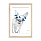 iCanvas "Kangaroo With Blue Glasses" by Printable Lisa's Pets