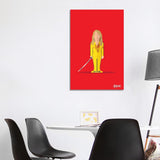 iCanvas "Kill Bill - Minimalist Portrait" by Joby Dove Canvas Print