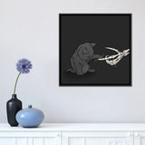 iCanvas "Kitty, Kitty" by Tiina Menzel Framed Canvas Print