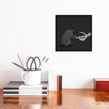 iCanvas "Kitty, Kitty" by Tiina Menzel Framed Canvas Print