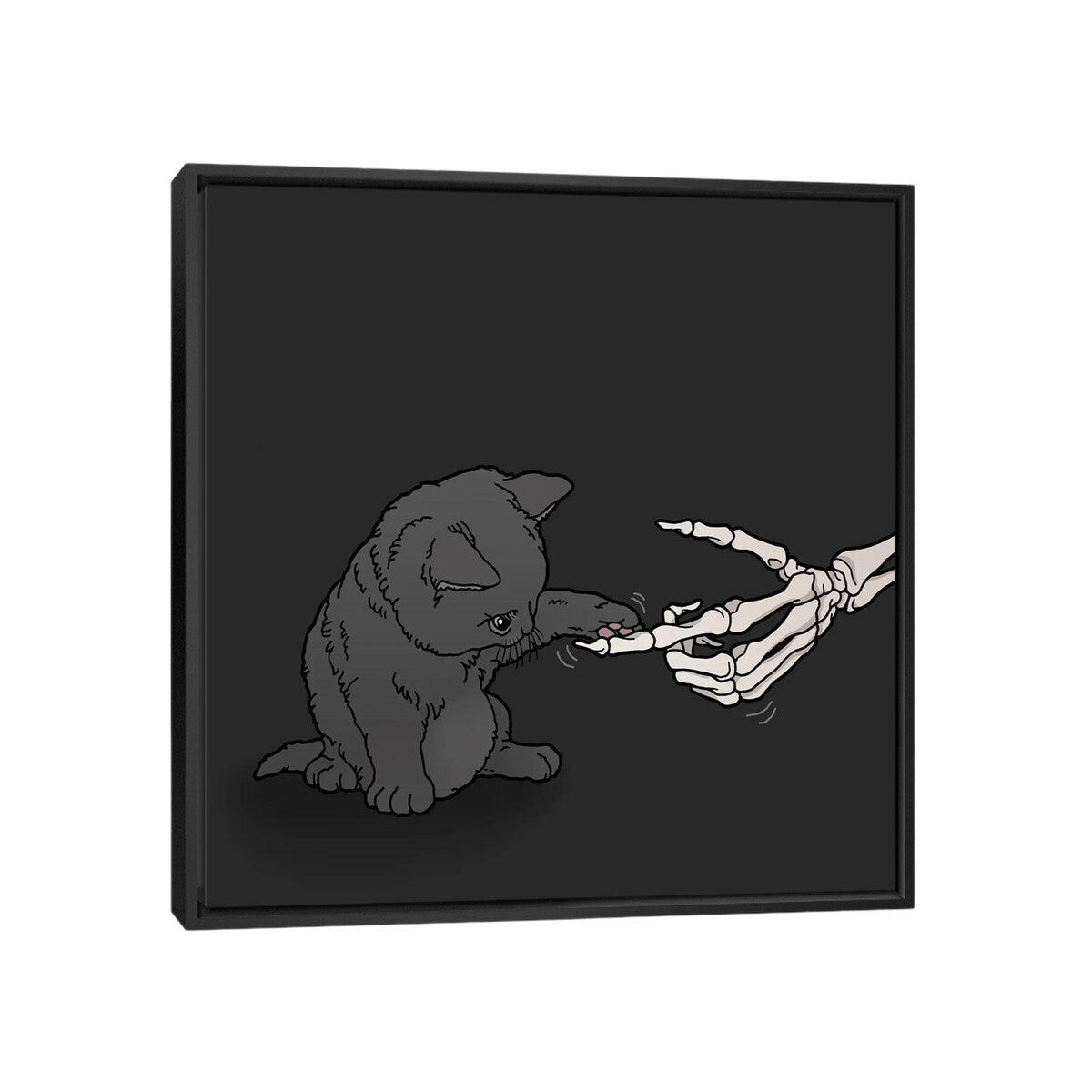 iCanvas "Kitty, Kitty" by Tiina Menzel Framed Canvas Print
