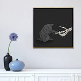 iCanvas "Kitty, Kitty" by Tiina Menzel Framed Canvas Print