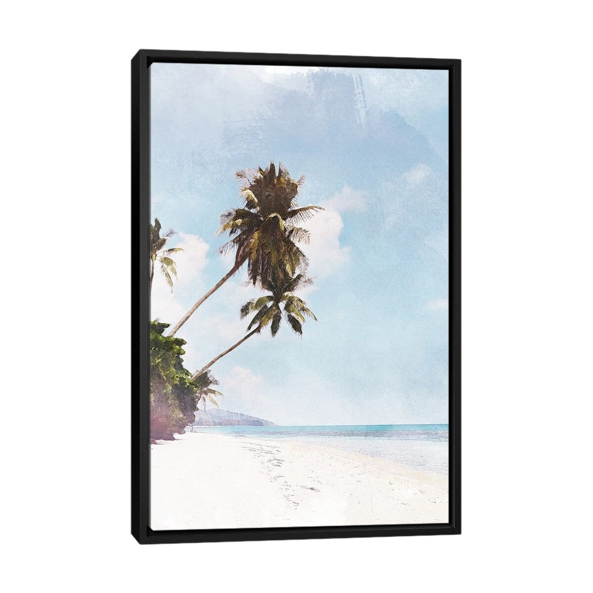 iCanvas "Koh Samui Travel Poster" by Natalie Ryan Framed