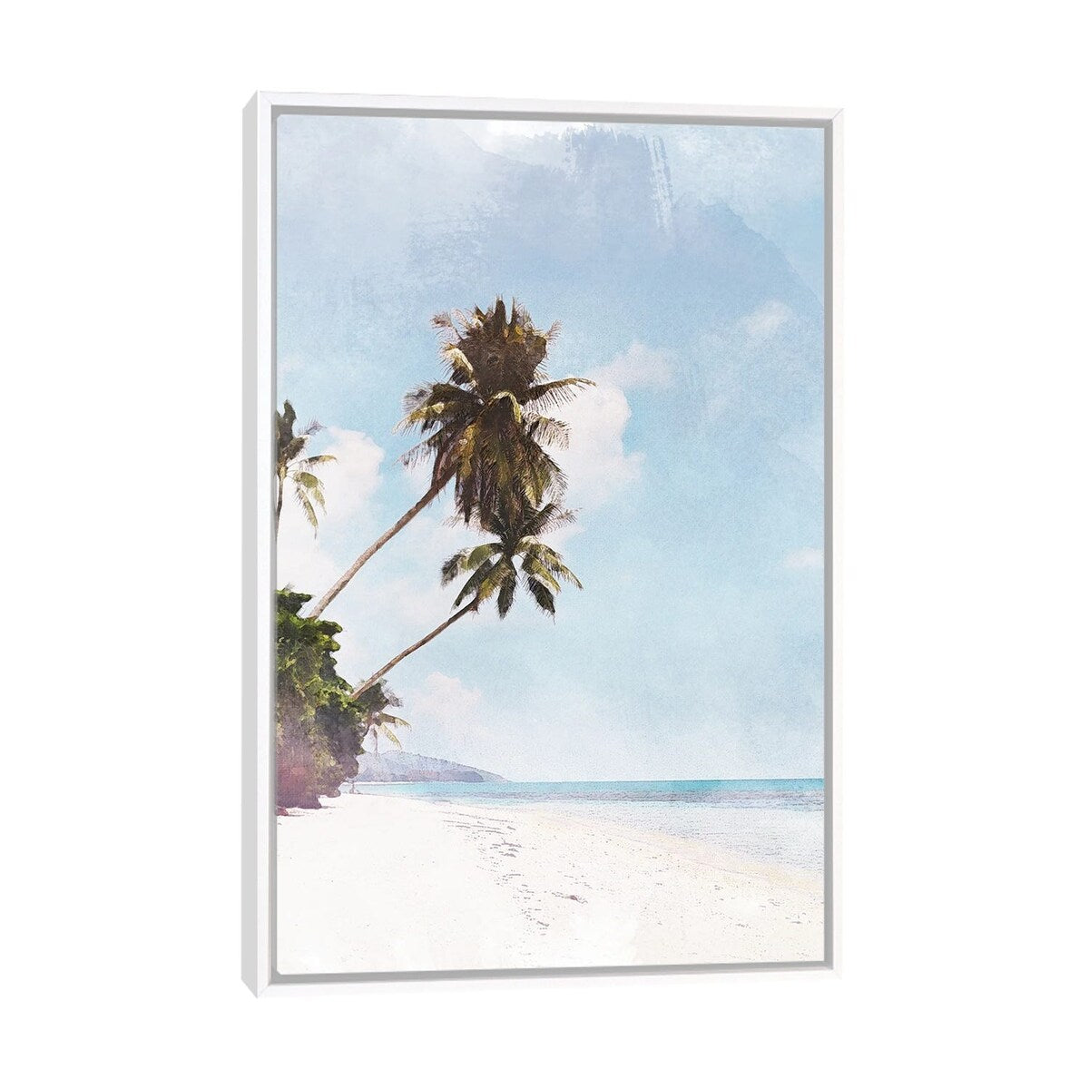 iCanvas "Koh Samui Travel Poster" by Natalie Ryan Framed