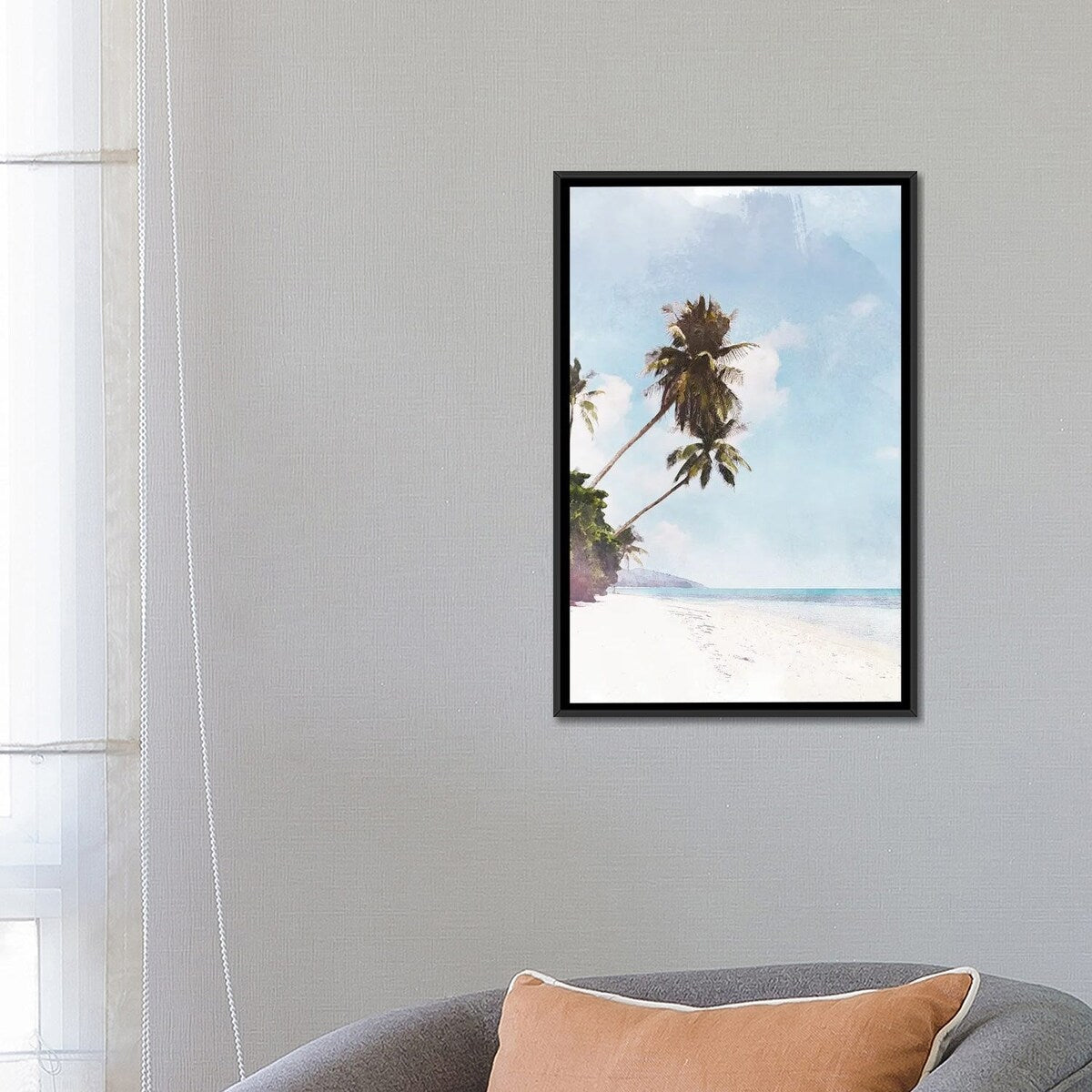 iCanvas "Koh Samui Travel Poster" by Natalie Ryan Framed