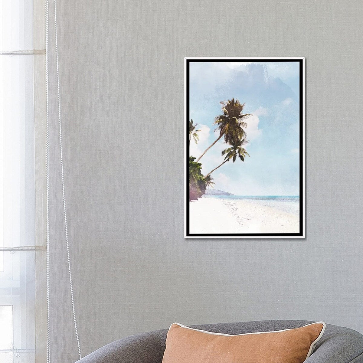 iCanvas "Koh Samui Travel Poster" by Natalie Ryan Framed