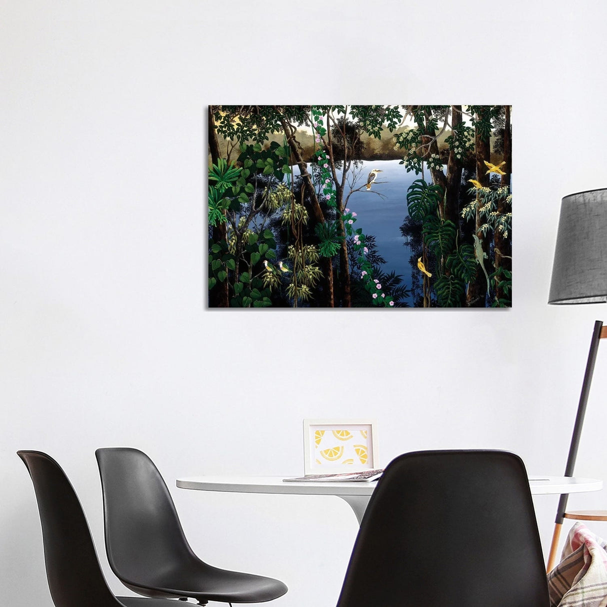 iCanvas "Kookaburra At The Lake" by Johanna Hildebrandt Canvas Print