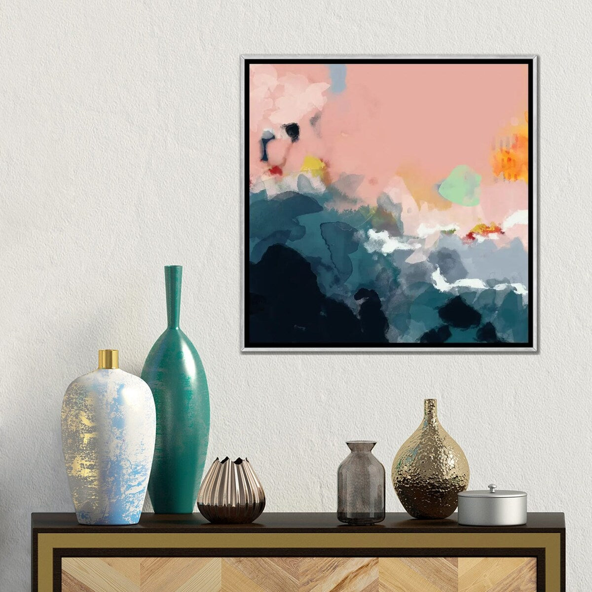 iCanvas "La Mer" by Ana Rut Bre Framed