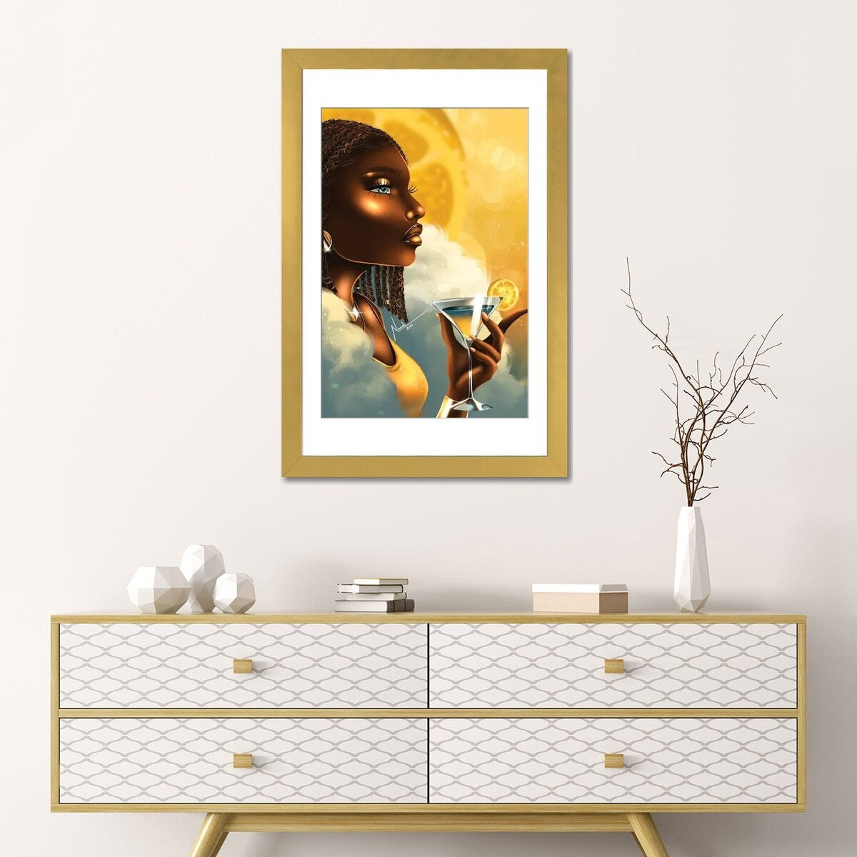 iCanvas "Lemon Martini" by Nandi L. Fernandez