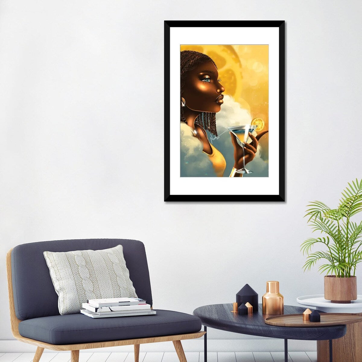 iCanvas "Lemon Martini" by Nandi L. Fernandez