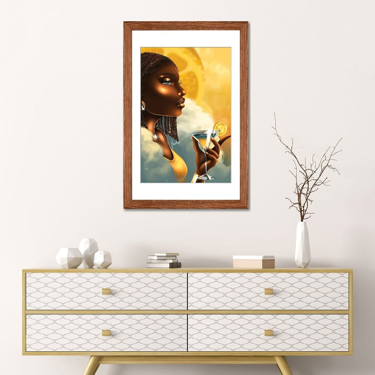 iCanvas "Lemon Martini" by Nandi L. Fernandez