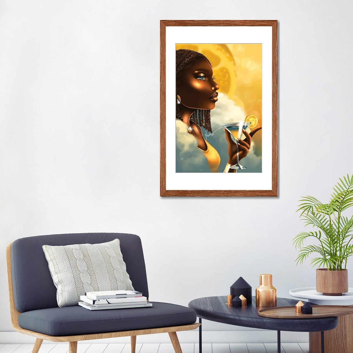 iCanvas "Lemon Martini" by Nandi L. Fernandez