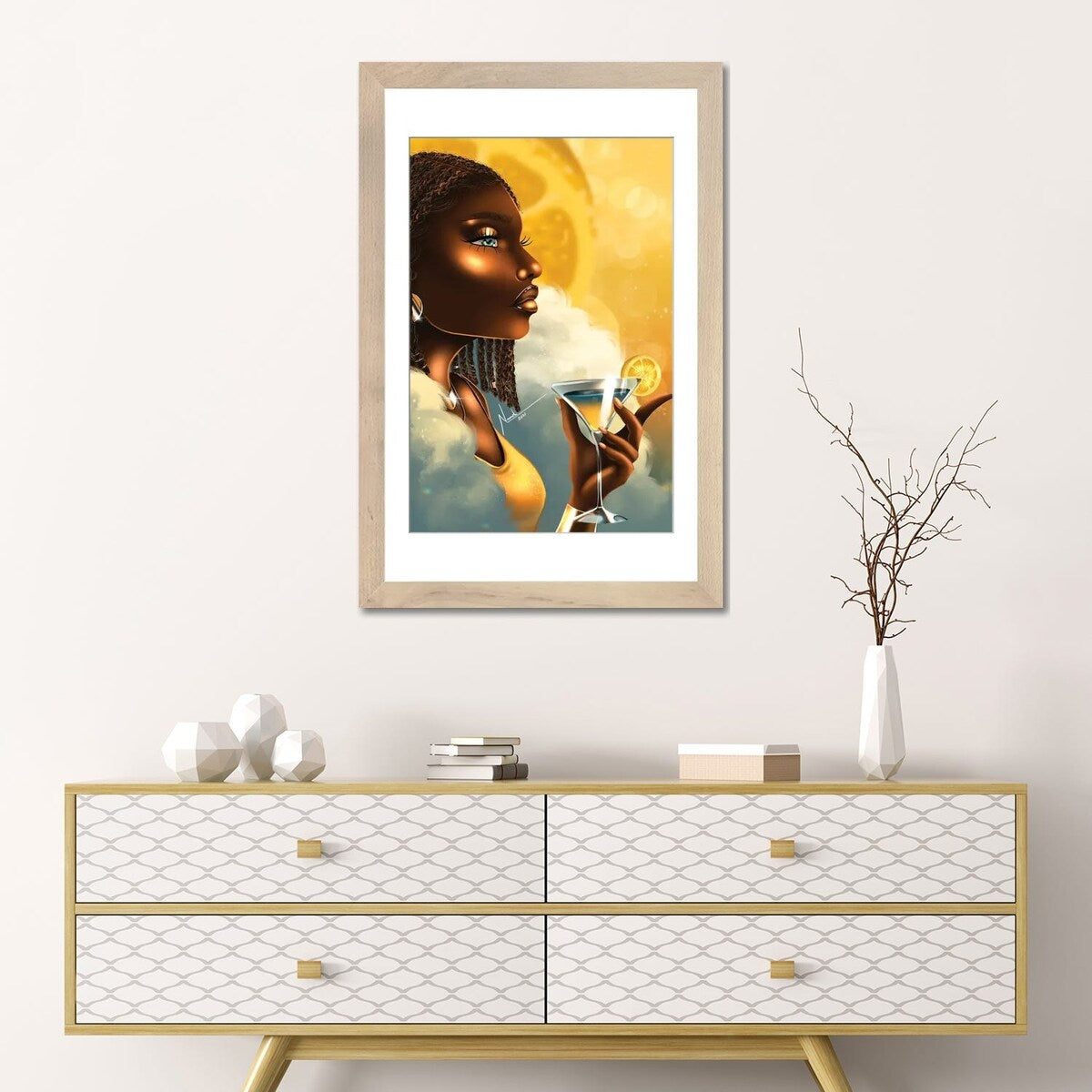 iCanvas "Lemon Martini" by Nandi L. Fernandez